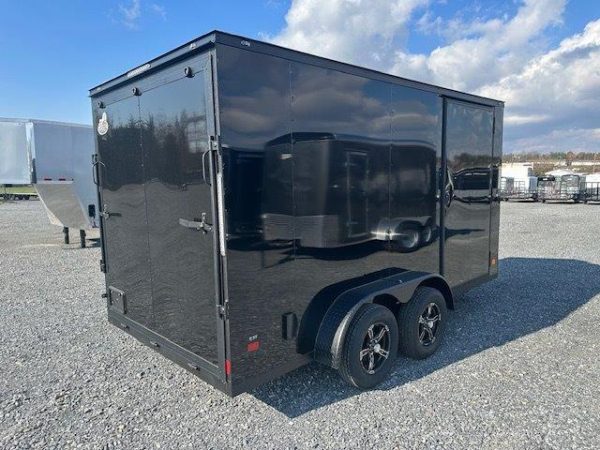 Covered Wagon 7 x 14 Enclosed Cargo Trailer – Blackout Package - Image 5
