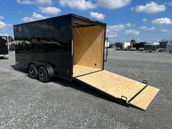 Covered Wagon 7 x 16 Enclosed Cargo Trailer – Blackout Package - Image 10