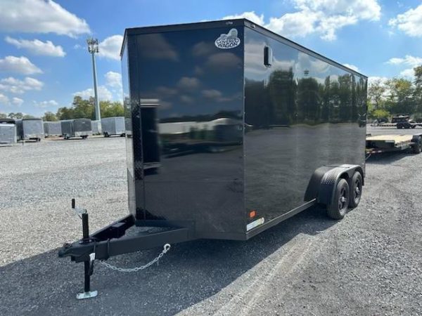 Covered Wagon 7 x 16 Enclosed Cargo Trailer – Blackout Package - Image 4