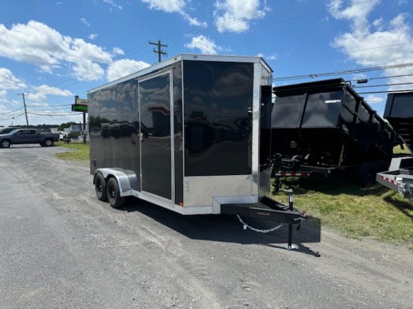 Covered Wagon 7 x 16 Enclosed Cargo Trailer – Screwless Exterior - Image 4