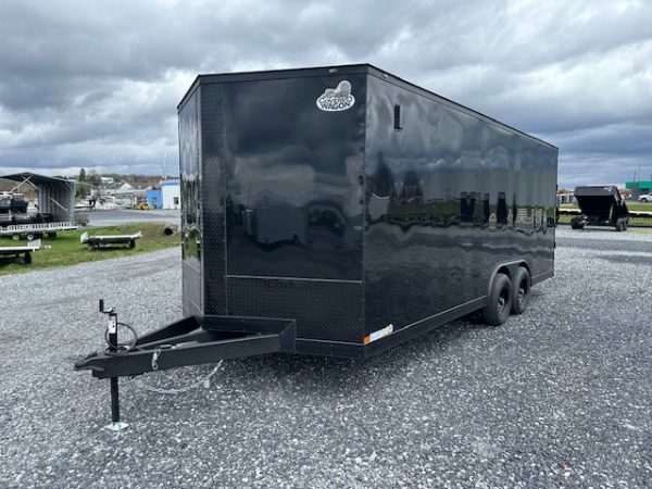 Covered Wagon 8.5 x 20 Enclosed Car Hauler – Blackout Package - Image 4