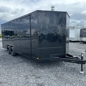 Covered Wagon 8.5 x 20 Enclosed Car Hauler – Blackout Package