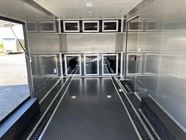 Covered Wagon 8.5 x 24 Enclosed Car Trailer – Awning Escape Door - Image 6