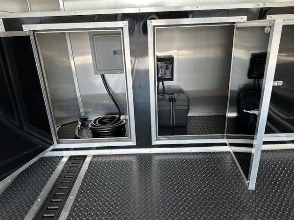 Covered Wagon 8.5 x 24 Enclosed Car Trailer – Awning Escape Door - Image 9
