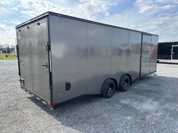 Covered Wagon 8.5 x 24 Enclosed Car Trailer – Torsion Axles - Image 7