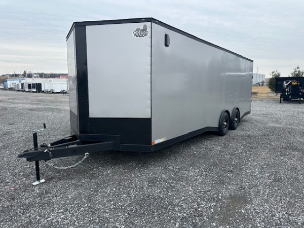Covered Wagon 8.5 x 24 Enclosed Car Trailer – Blackout Package - Image 4