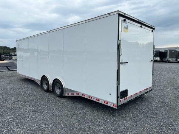 Covered Wagon 8.5 x 28 Enclosed Car Trailer – Torsion Axles - Image 7