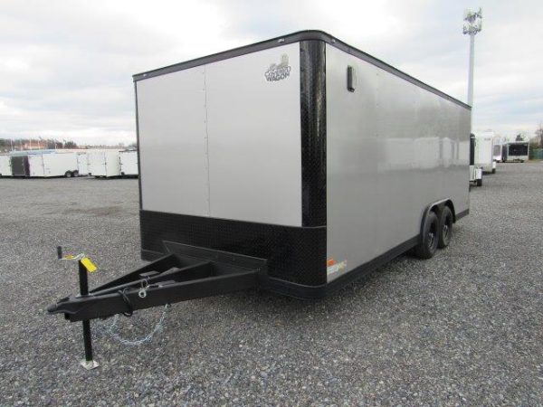 Covered Wagon 8.5 x 20 Enclosed Car Hauler – Black Trim - Image 4