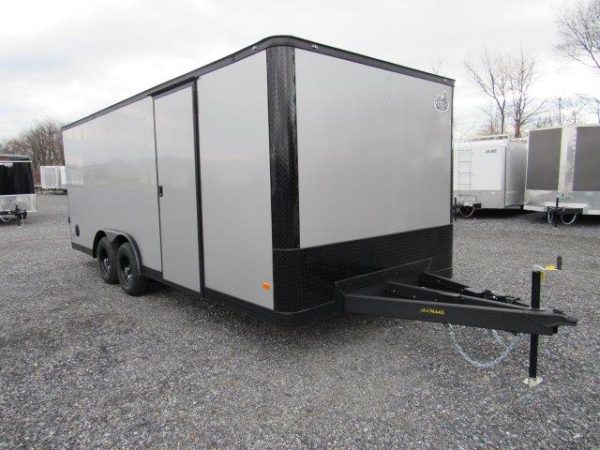Covered Wagon 8.5 x 20 Enclosed Car Hauler – Black Trim
