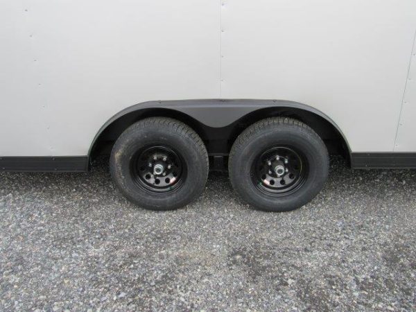 Covered Wagon 8.5 x 20 Enclosed Car Hauler – Black Trim - Image 8