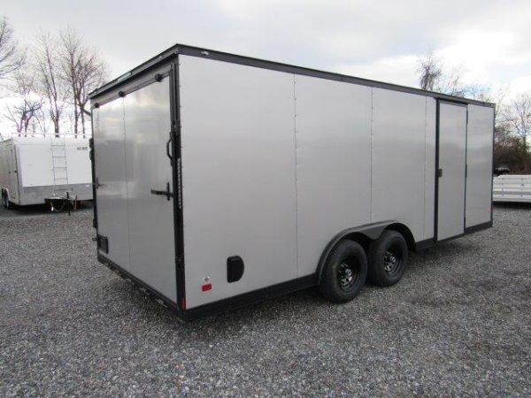 Covered Wagon 8.5 x 20 Enclosed Car Hauler – Black Trim - Image 5