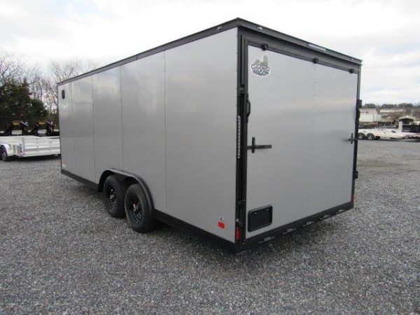 Covered Wagon 8.5 x 20 Enclosed Car Hauler – Black Trim - Image 7