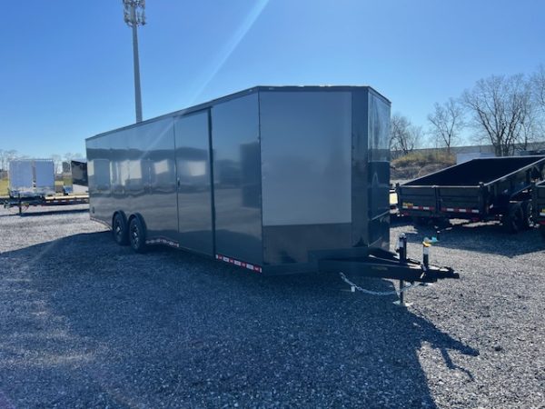 Covered Wagon 8.5 x 28 Enclosed Car Trailer – Black Trim Package - Image 4