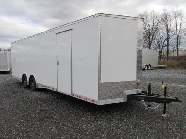 Covered Wagon 8.5 x 28 Enclosed Car Trailer – Aluminum Wheels