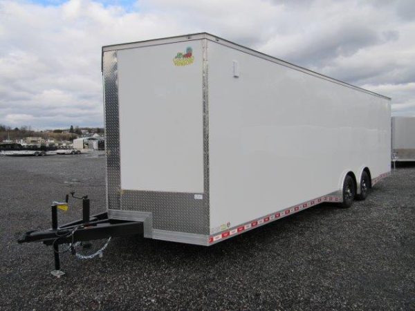 Covered Wagon 8.5 x 28 Enclosed Car Trailer – Aluminum Wheels - Image 4