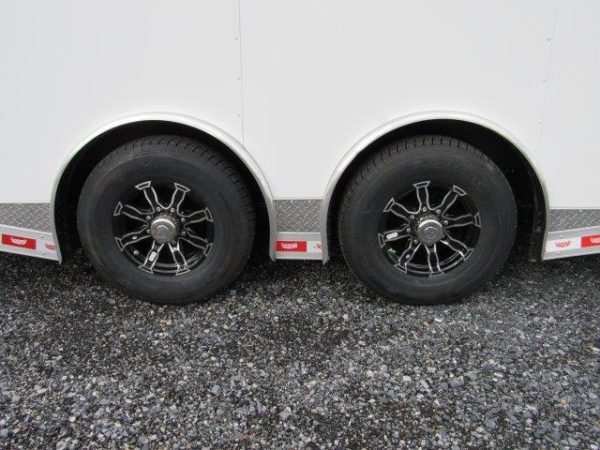Covered Wagon 8.5 x 28 Enclosed Car Trailer – Aluminum Wheels - Image 9