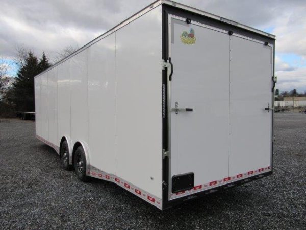 Covered Wagon 8.5 x 28 Enclosed Car Trailer – Aluminum Wheels - Image 5