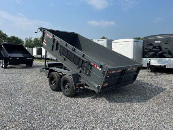Covered Wagon 6 x 12 Prospector Dump Trailer – Ladder Ramps - Image 6