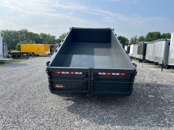 Covered Wagon 6 x 12 Prospector Dump Trailer – Ladder Ramps - Image 3