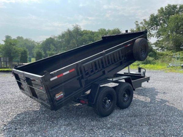 Covered Wagon 7 x 14 Prospector Dump Trailer – Telescopic - Image 5