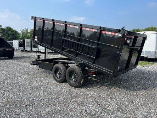 Covered Wagon 7 x 16 Prospector Dump Trailer – 4′ High Sides - Image 6