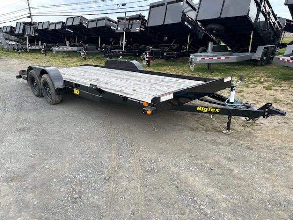 Big Tex 7 x 20 Open Wood Deck Car Hauler – Beavertail - Image 4