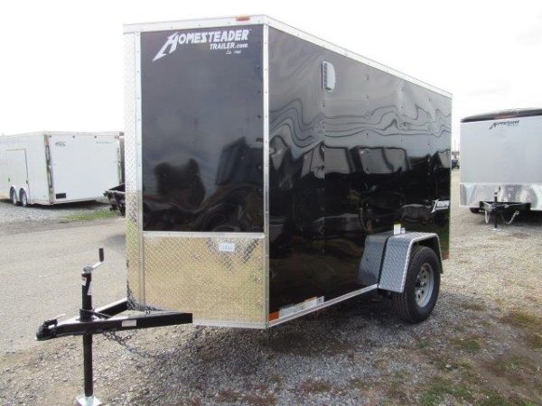 Homesteader 5 x 10 Enclosed V-Nose Cargo Trailer – Ramp Door - Image 4