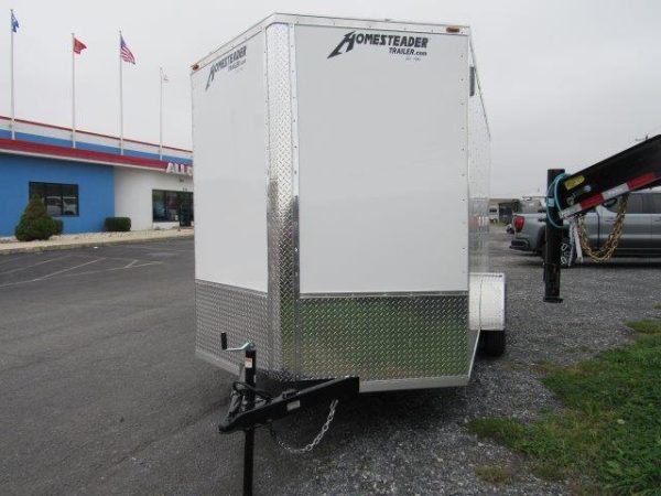Homesteader 7 x 14 V-Nose Enclosed Trailer – 12″ Added Height - Image 4