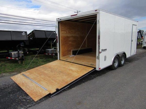 Homesteader 8.5 x 16 V-Nose Enclosed Car Hauler – Extended Tongue - Image 7