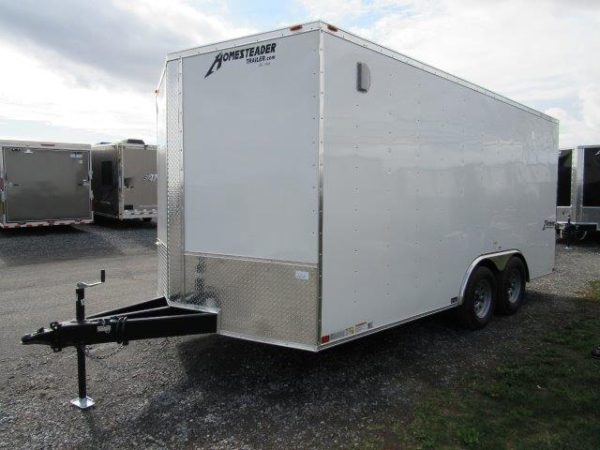 Homesteader 8.5 x 16 V-Nose Enclosed Car Hauler – Extended Tongue - Image 4