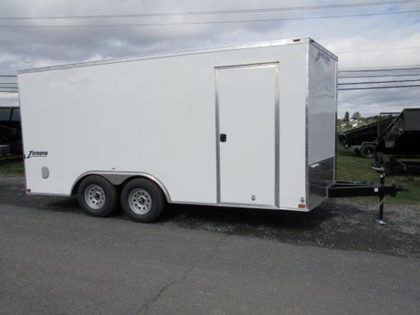 Homesteader 8.5 x 16 V-Nose Enclosed Car Hauler – Extended Tongue - Image 10