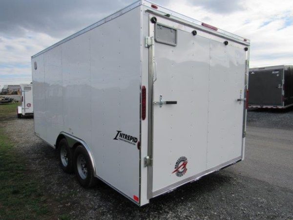 Homesteader 8.5 x 16 V-Nose Enclosed Car Hauler – Extended Tongue - Image 8