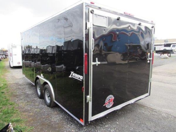 Homesteader 8.5 x 18 V-Nose Enclosed Car Hauler – Extended Tongue - Image 7