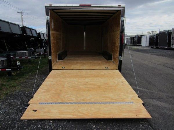 Homesteader 8.5 x 18 V-Nose Enclosed Car Hauler – Extended Tongue - Image 3