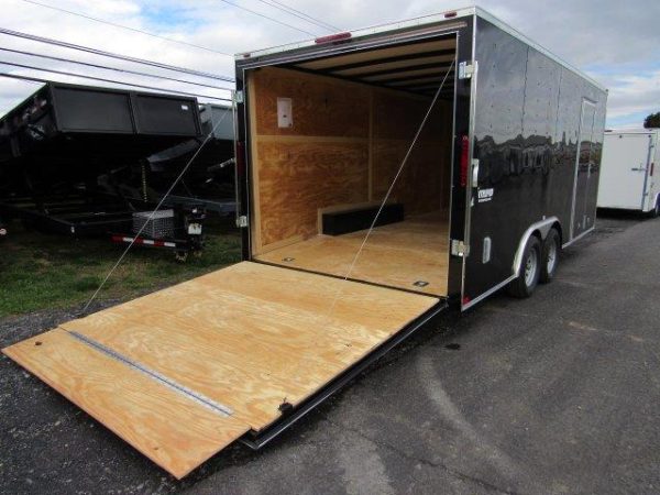 Homesteader 8.5 x 18 V-Nose Enclosed Car Hauler – Extended Tongue - Image 8