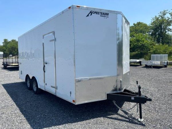 Homesteader 8.5 x 18 Enclosed Car Trailer – 6″ Added Height