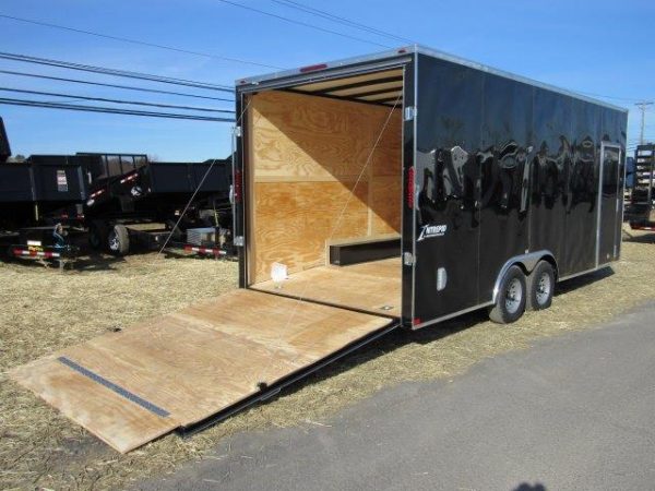 Homesteader 8.5 x 20 V-Nose Enclosed Car Hauler – 12″ Added Height - Image 8