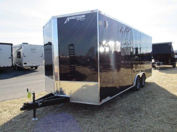 Homesteader 8.5 x 20 V-Nose Enclosed Car Hauler – 12″ Added Height - Image 4