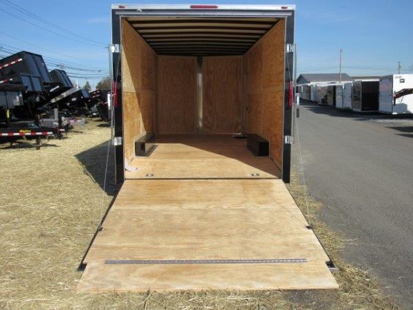 Homesteader 8.5 x 20 V-Nose Enclosed Car Hauler – 12″ Added Height - Image 3