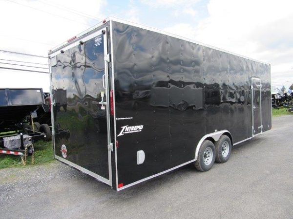 Homesteader 8.5 x 24 Enclosed V-Nose Car Trailer – 12″ Added Height - Image 5