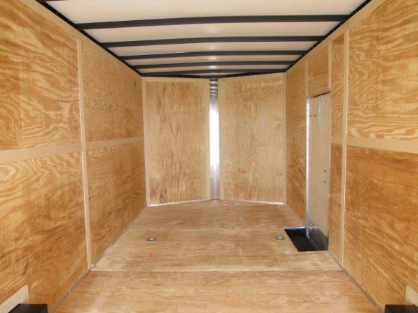 Homesteader 8.5 x 24 Enclosed V-Nose Car Trailer – 12″ Added Height - Image 3