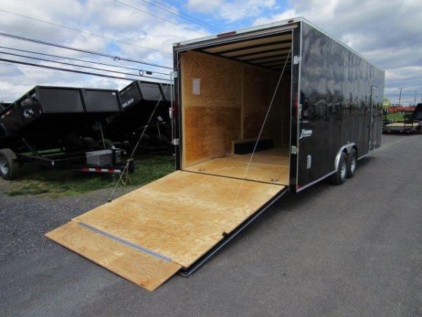 Homesteader 8.5 x 24 Enclosed V-Nose Car Trailer – 12″ Added Height - Image 9