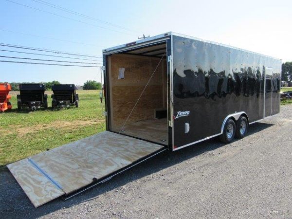 Homesteader 8.5 x 24 Enclosed V-Nose Car Trailer – 6″ Added Height - Image 8