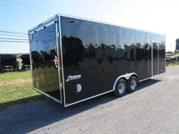 Homesteader 8.5 x 24 Enclosed V-Nose Car Trailer – 6″ Added Height - Image 5