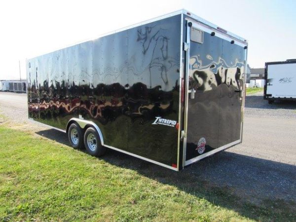 Homesteader 8.5 x 24 Enclosed V-Nose Car Trailer – 6″ Added Height - Image 7
