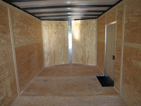 Homesteader 8.5 x 24 Enclosed V-Nose Car Trailer – 6″ Added Height - Image 9