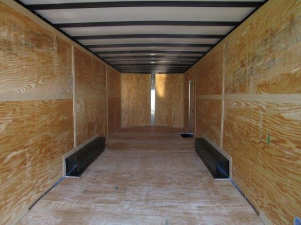 Homesteader 8.5 x 24 Enclosed V-Nose Car Trailer – 6″ Added Height - Image 6