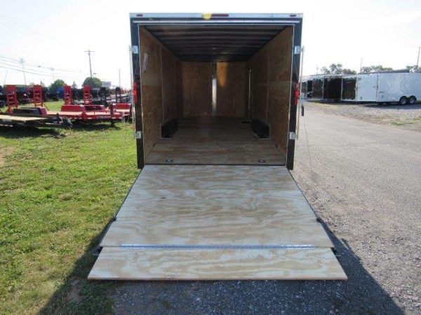 Homesteader 8.5 x 24 Enclosed V-Nose Car Trailer – 6″ Added Height - Image 3