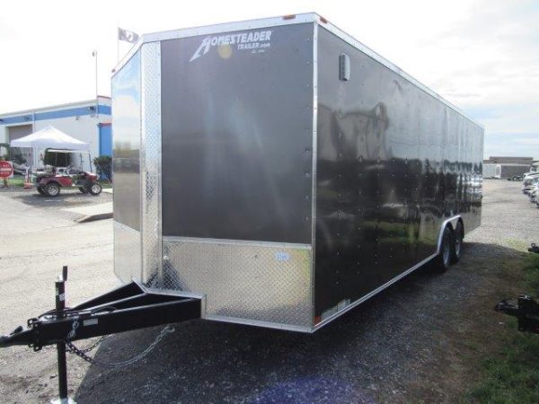 Homesteader 8.5 x 24 Enclosed V-Nose Car Trailer – Extended Tongue - Image 4