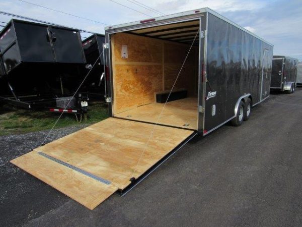 Homesteader 8.5 x 24 Enclosed V-Nose Car Trailer – Extended Tongue - Image 9
